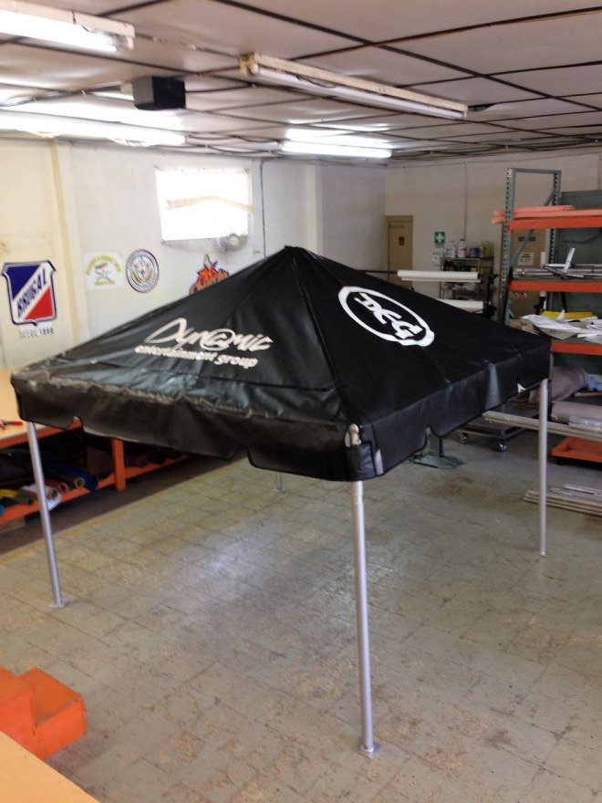 Black Branded Canopy