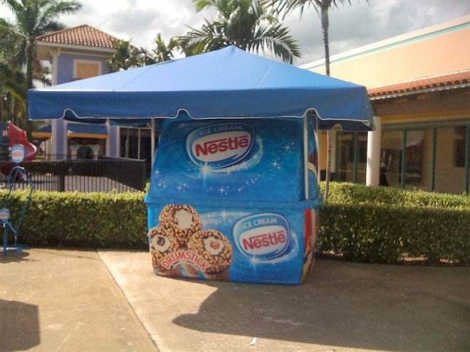 Nestle Branded Canopy