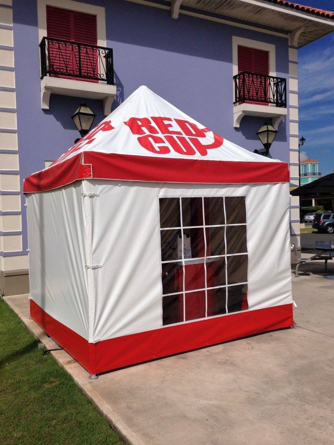 Red Cup Branded Canopy