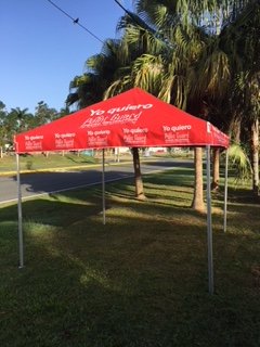Red Commercial Tent AtF Industries
